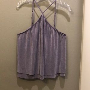 Urban Outfitters Tops - UO Purple Flowing Plisse Halter Tank in Purple Urban Outfitters Tops - UO Purple Flowing Plisse Halter Tank in Purple